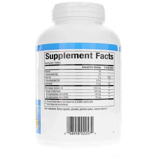 Wild Alaskan Salmon Oil 1000 Mg, NF